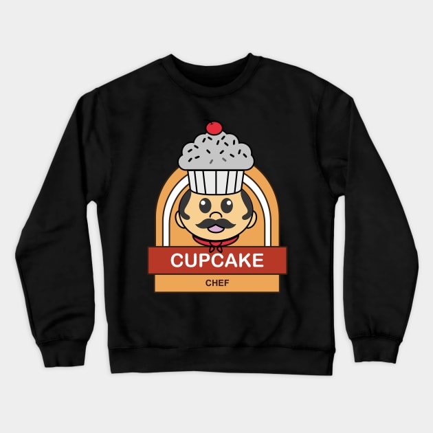 CUPCAKE CHEF Crewneck Sweatshirt by MIZART